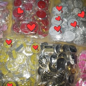 100 Wholesale mixed diy charms designer logo